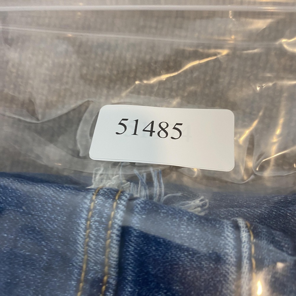Lovervet Vervet Straight Jeans Womens 31/13 Blue Med Wash Mid Rise Distressed - Picture 12 of 12